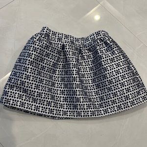 Girls structured A-line skirt